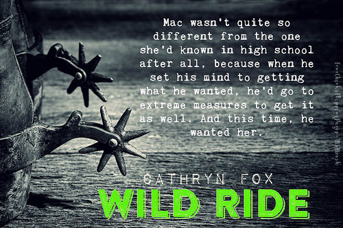 #WildRide_Cathryn Fox