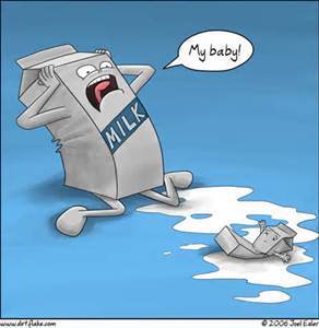 spilled milk