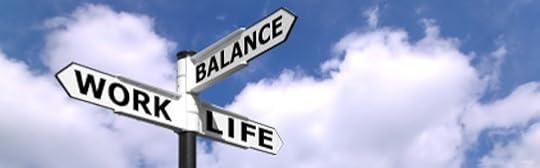 work life balance sign