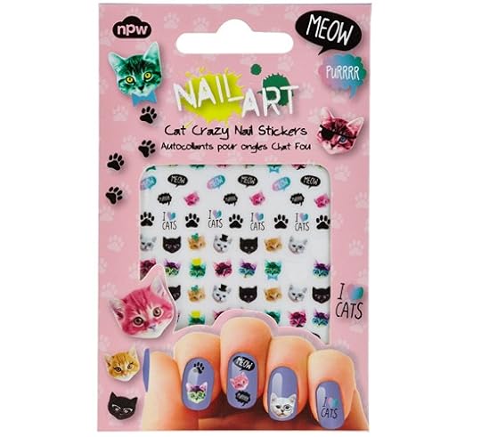 Cat Crazy Nail Stickers