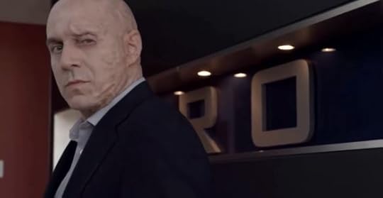 The ruined visage of Jack Dillon in Continuum's fourth season
