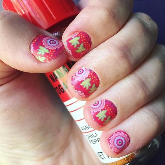 Finally wearing my Nepal Relief #jamberry wraps! Love them! #jamberrynails #dailyphoto #ig2015 #365days