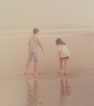 A foggy day at the beach