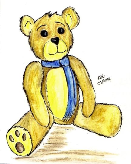 Classic Tristan the Teddy Bear sitting by Nick Davis