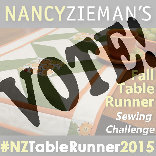 Nancy Zieman Fall Table Runner Challenge Voting Opens