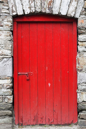 Red door