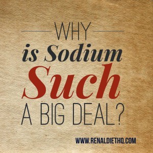 why is sodium a big deal