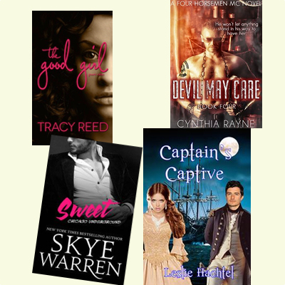 Hump Day books from Tracy Reed, Cynthia Rayne, Skye Warren, and Leslie Hachtel!