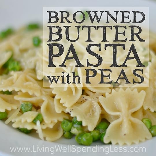 Browned Butter Pasta with Peas Square 2