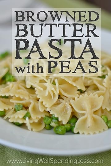 Browned Butter Pasta With Peas