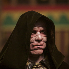 WARNING: Embargoed for publication until 00:00:01 on 15/09/2015 - Programme Name: Doctor Who - TX: 19/09/2015 - Episode: The Magician's Apprentice (No. 1) - Picture Shows: Colonel Sarf (JAMI REID-QUARRELL) - (C) BBC - Photographer: Simon Ridgway