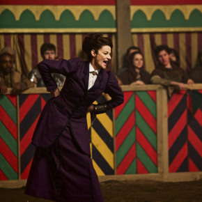WARNING: Embargoed for publication until 00:00:01 on 15/09/2015 - Programme Name: Doctor Who - TX: 19/09/2015 - Episode: The Magician's Apprentice (No. 1) - Picture Shows: Missy (MICHELLE GOMEZ), Missy (MICHELLE GOMEZ) - (C) BBC - Photographer: Simon Ridgway
