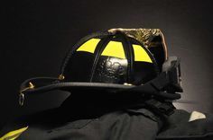 fireman's helmet in memory of: 