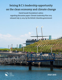 Photo: Seizing B.C.'s leadership opportunity on the clean economy and climate change