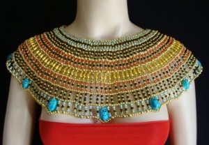 Egyptian beaded collar