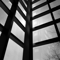 Manchester window bw