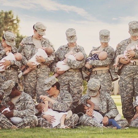 Army Moms Breastfeeding