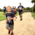 Running in his first 5K
