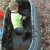 Taking a mud bath