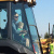 Working the backhoe