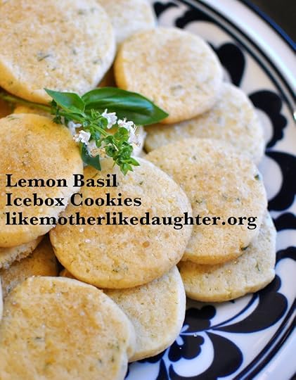 Lemon Basil Icebox Cookies