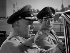 Lloyd Gough with William Shatner in The Outer Limits: Cold Hands Warm Heart