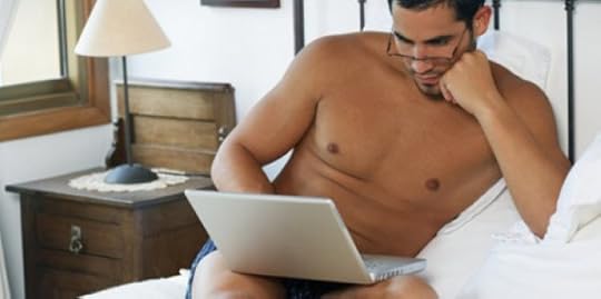 sexy-man-typing computer