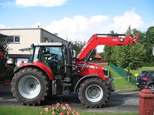 Harvest festival tractor