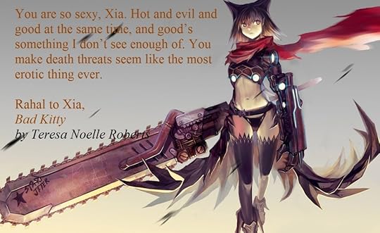 Bad Kitty teaser 3 catgirl with chainsaw