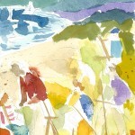 Painters on the beach. Maybe my favorite this year.