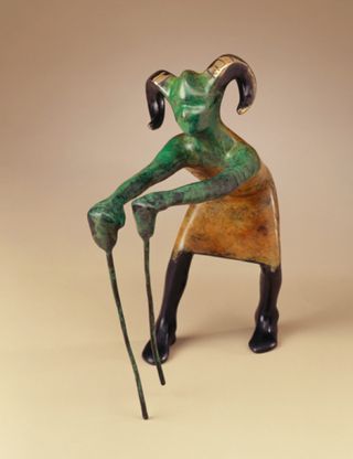 Big Horn Sheep Shaman by Gene & Rebecca Tobey