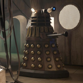 WARNING: Embargoed for publication until 00:00:01 on 22/09/2015 - Programme Name: Doctor Who - TX: 26/09/2015 - Episode: THE WITCH’S FAMILIAR (By Steven Moffat) (No. 2) - Picture Shows: ***EMBARGOED UNTIL 22nd SEPT 2015*** Dalek - (C) BBC - Photographer: Jon Hall