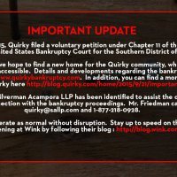 This image now greets viewers of quirky.com