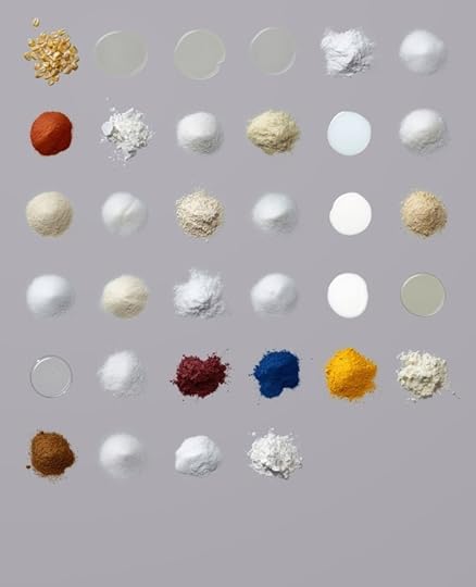 Detail from “Ingredients: A Visual Exploration of 75 Additives & 25 Food Products” by Dwight Eschilman