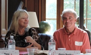 Kate Flora and Gerry Boyle during the panel titled 