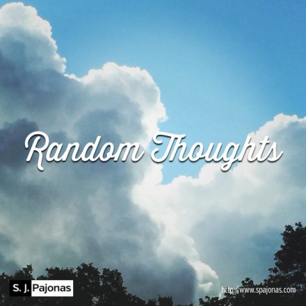 SJ Pajonas Random Thoughts Diary
