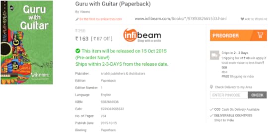 order_quote_vikrmn_guru_with_guitar_gwg_novel_vikrmn_infibeam_tune_play_repeat_chartered_accountant_ca_author_srishti_vikram_verma_tpr
