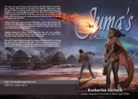 wrap around print cover for Juma's Rain