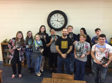 Me w/kids from Boone County High