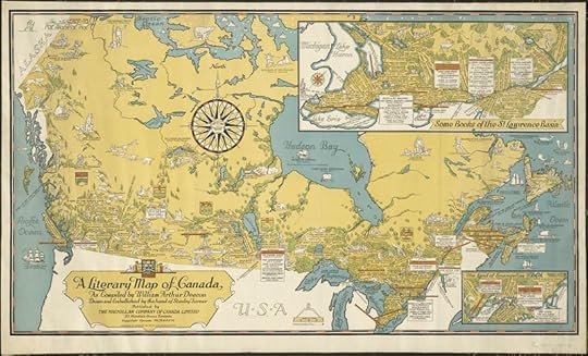 A literary map of canada, 1936