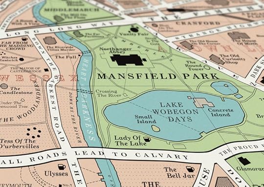 A detail from the Book Map of London, Dorothy Studio