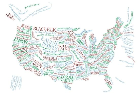 A literary map of the United States