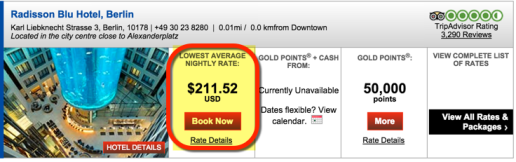 Over $200 a night in Berlin