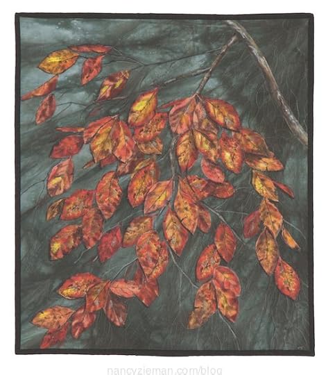 Landscape quilting by Natalie Sewell and Nancy Zieman, Windy by Natalie Sewell