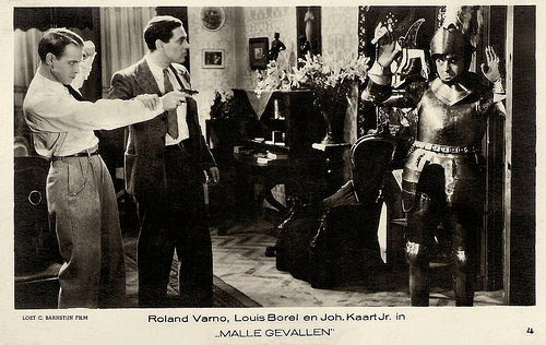 Roland Varno, Louis Borel & Johan Kaart in Malle gevallen