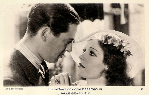 Louis Borel and Jopie Koopman in Malle gevallen