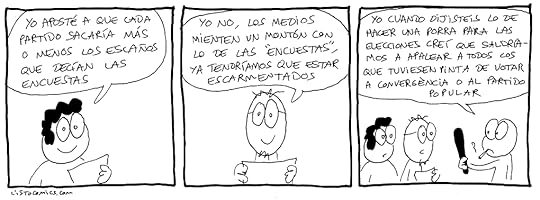 Tira cómica sobre las porras electorales.