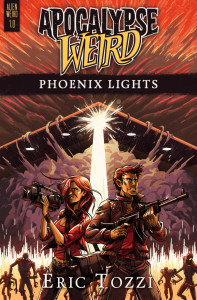 A great book about aliens, paranoia, conspiracy, and the end of the world. If you liked X-Files, you're gonna love Phoenix Lights by Eric Tozzi
