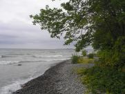 Windy day at Presqui'le Park