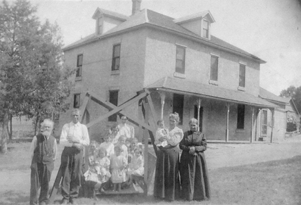 Clemens family farm, three generations, fall of 1912